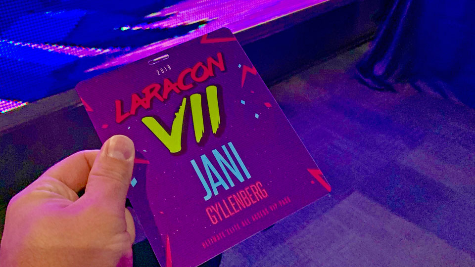 My Laracon 2019 Badge